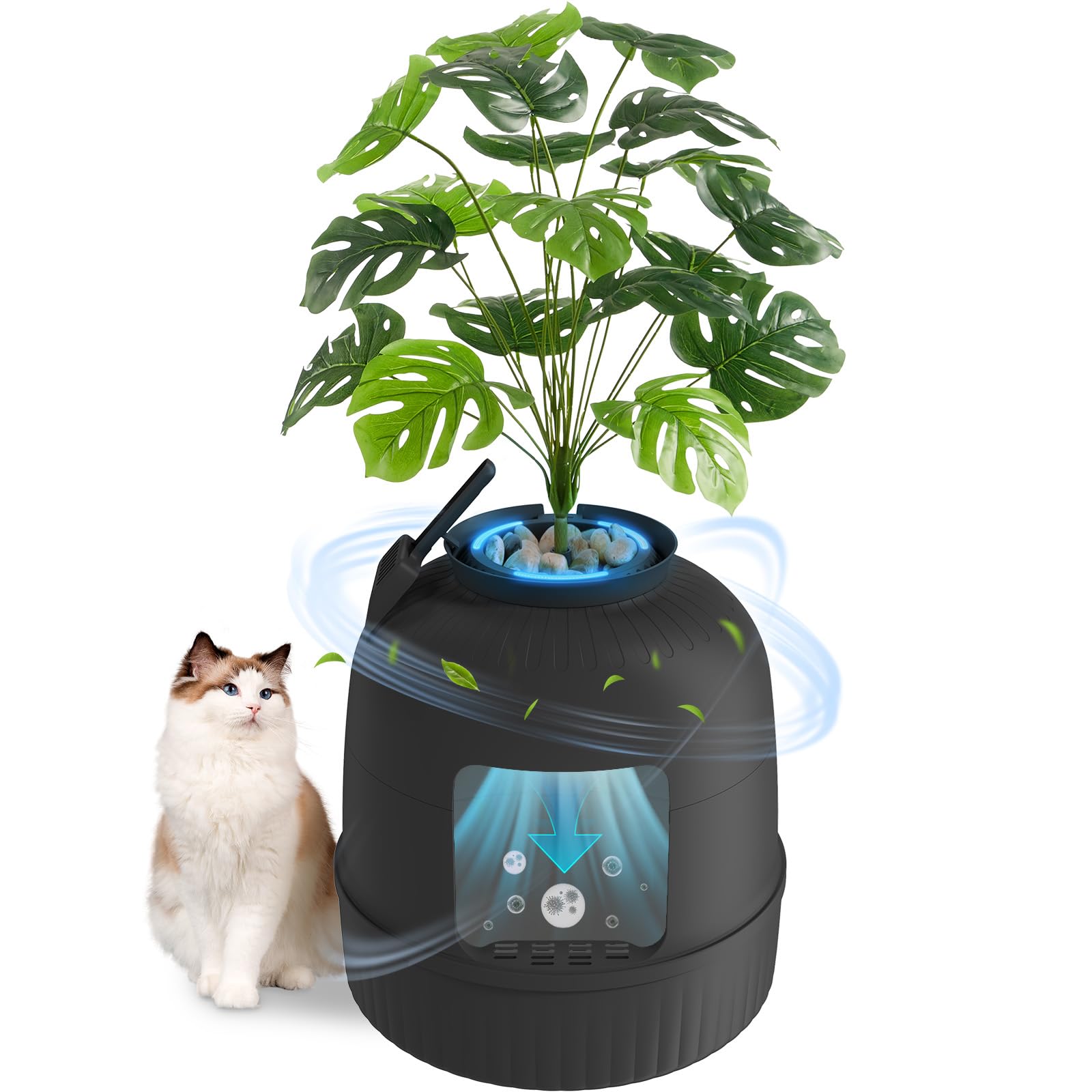 Lifewit lettiera per gatti vegetale con sistema anti odori e luce LED in offerta Amazon: innovazione e design con il 20% di sconto