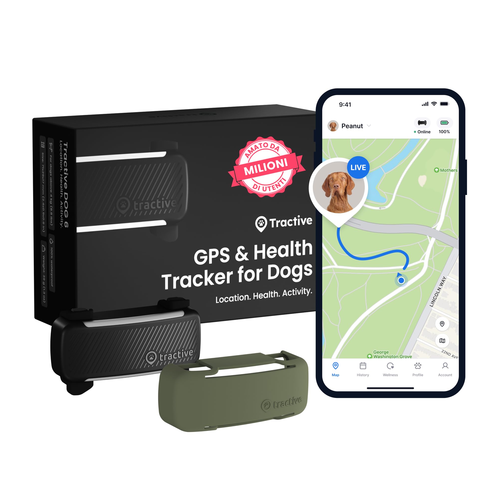 Tractive bundle GPS per cani: localizzatore smart a -30% su Amazon per la sicurezza totale