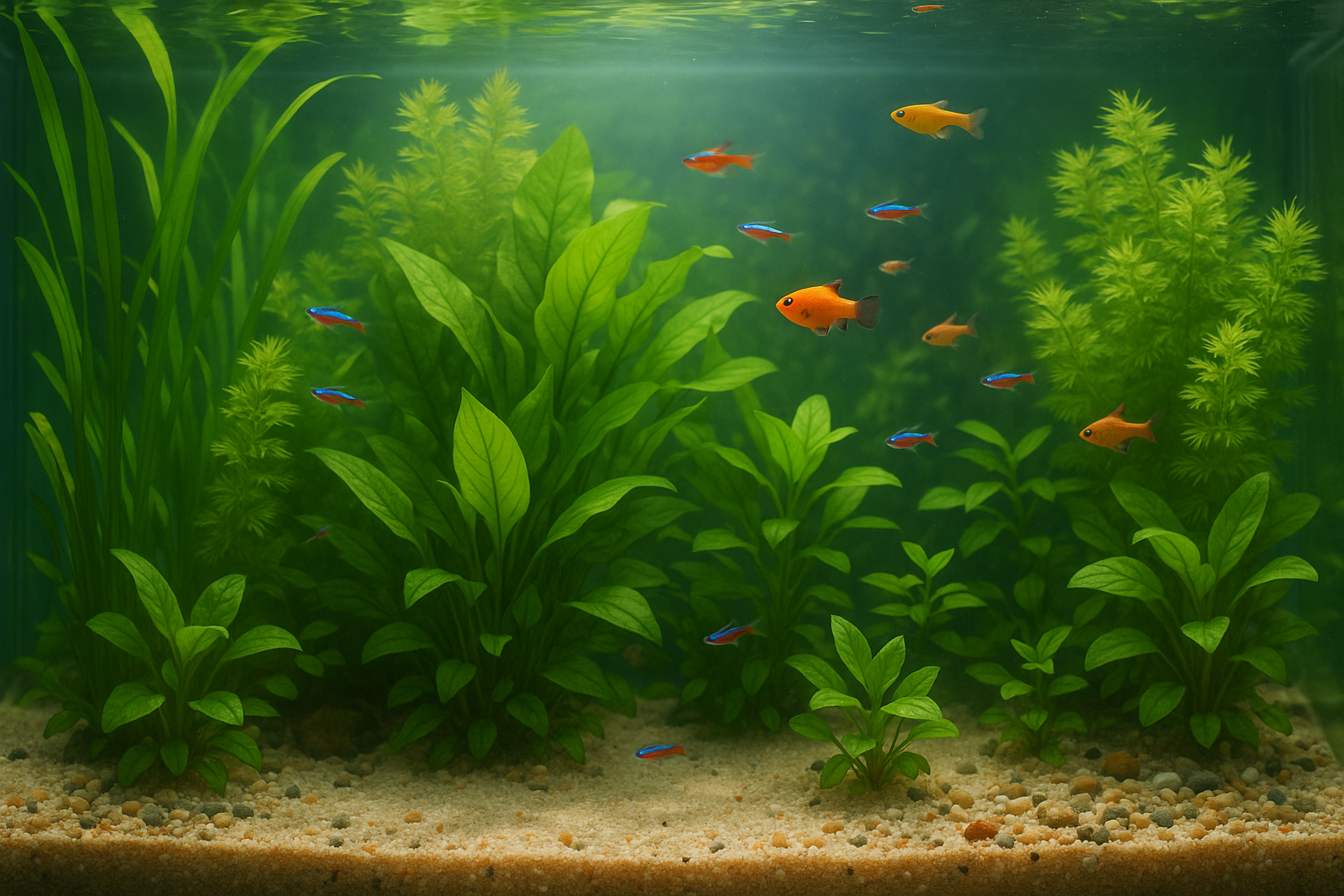 Pesci d’acquario: come allestire un acquario equilibrato e scegliere il substrato giusto