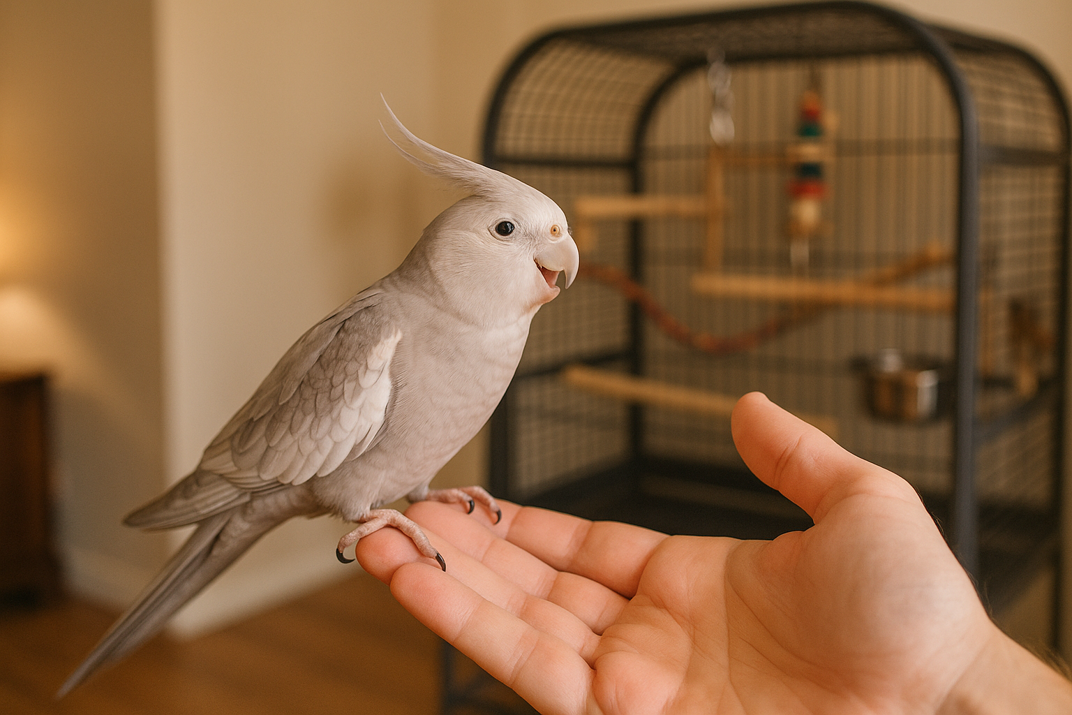 Il pappagallo calopsitta: gestione, socialità e benessere di uno dei volatili più amati