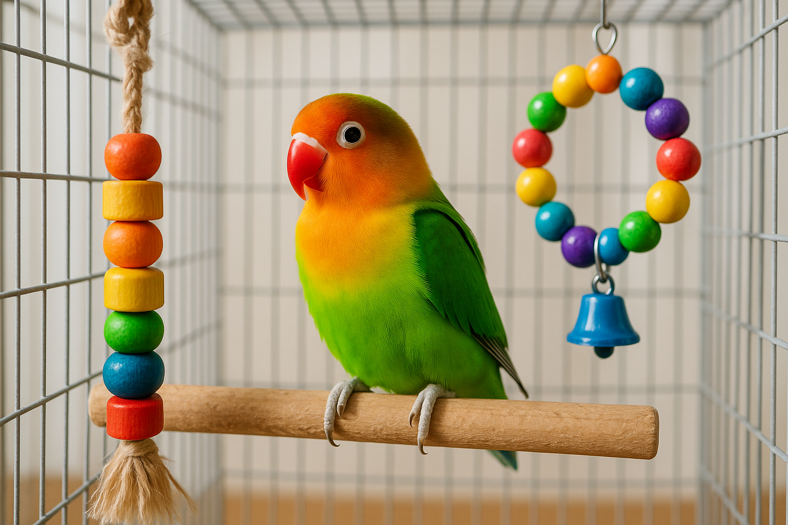 Il pappagallo inseparabile: cura, socialità e ambiente ideale per il piccolo, fedele compagno