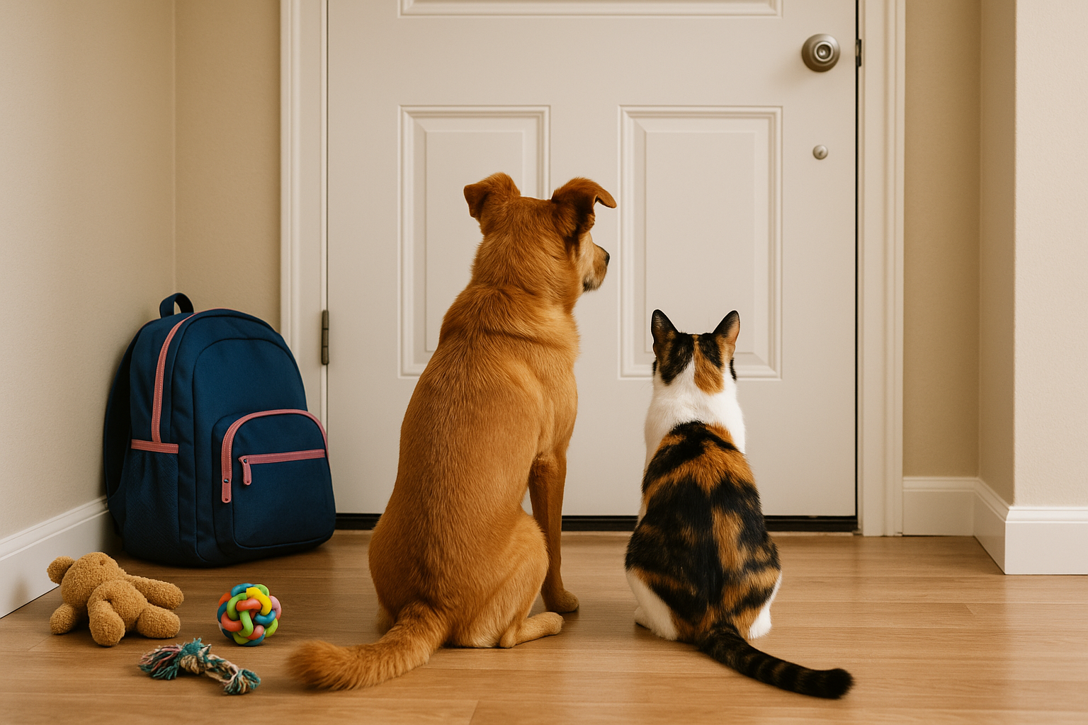 Animali e routine di rientro a scuola: come aiutare cani e gatti a gestire stress e cambiamenti