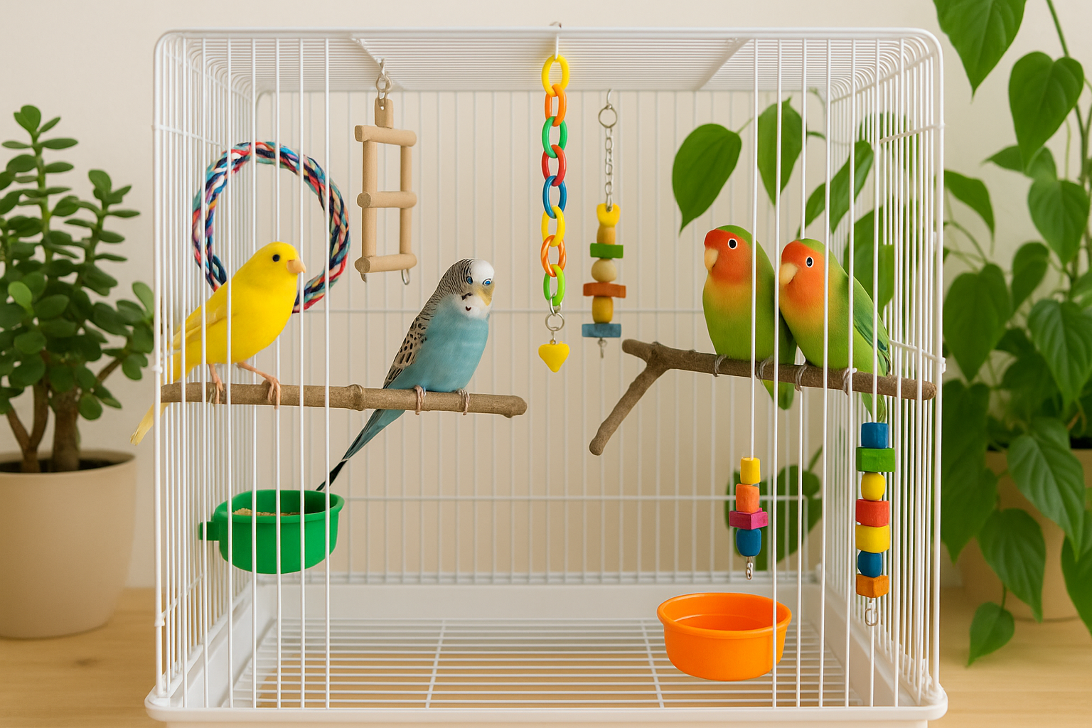 Allevamento di piccoli uccelli domestici: specie più adatte, gabbie e consigli per principianti