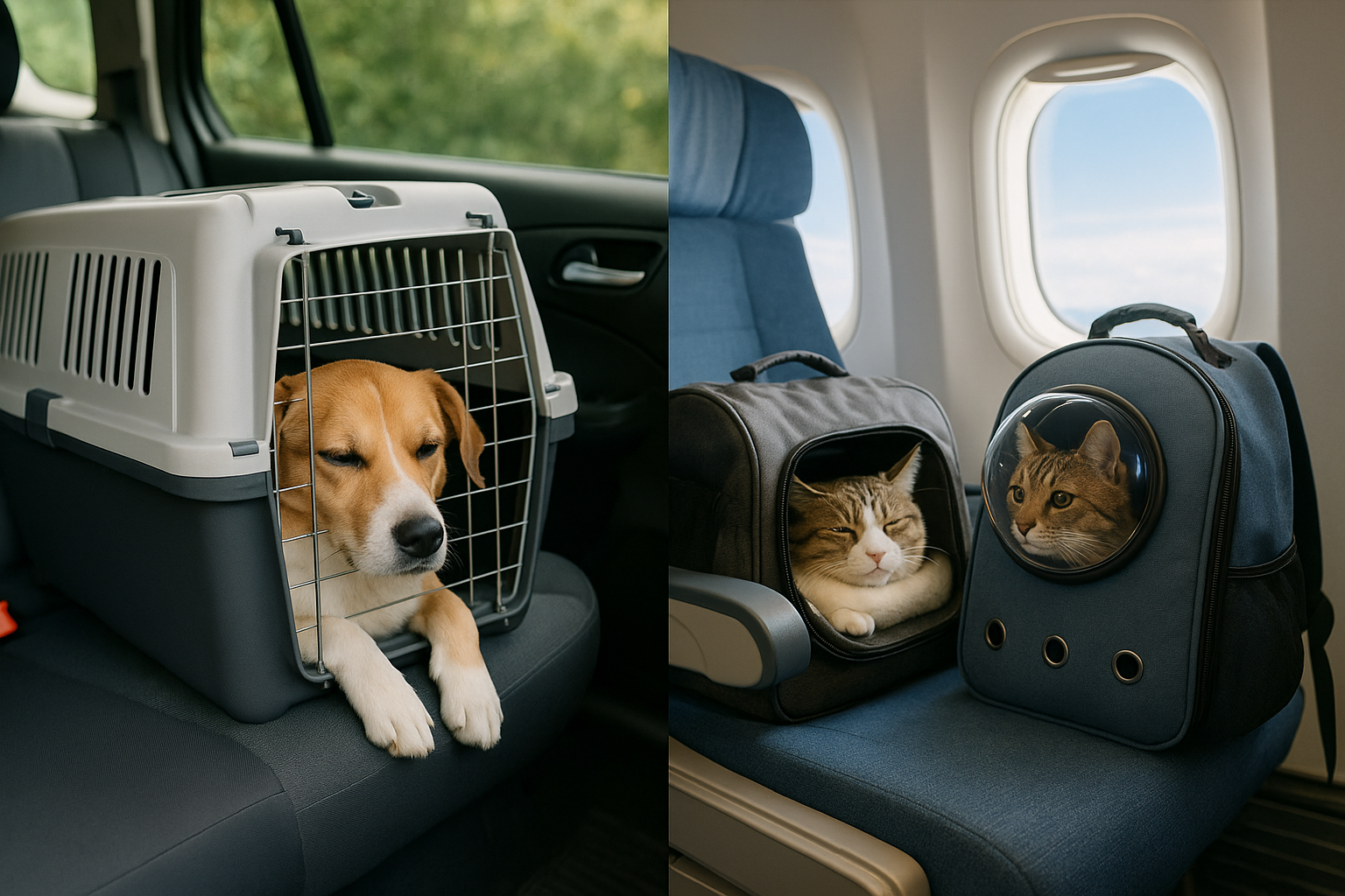 Come scegliere il miglior trasportino per viaggiare con cani e gatti: materiali, sicurezza e comfort