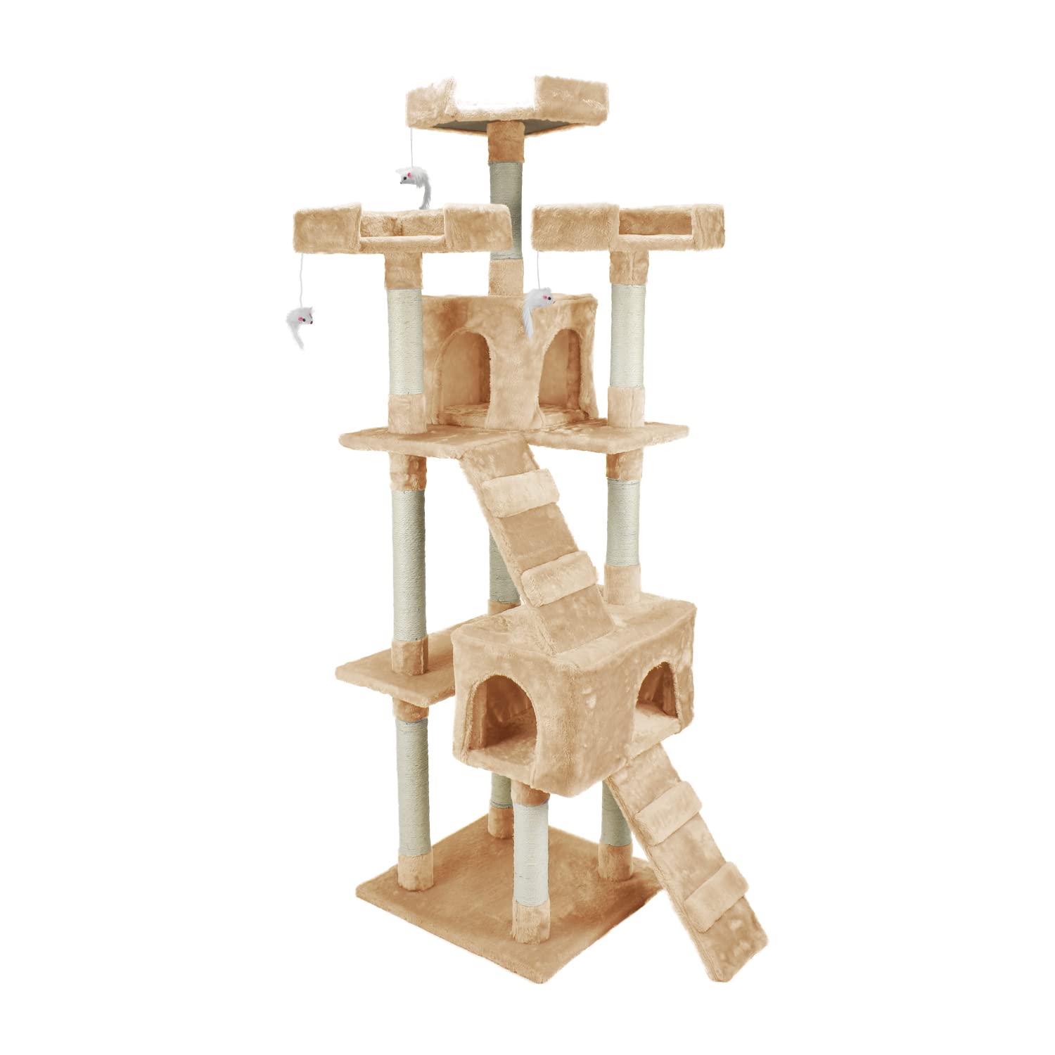 AQPET Tiragraffi XXL 170cm per gatti in offerta Amazon: parco giochi multifunzione e cuccia a prezzo imbattibile