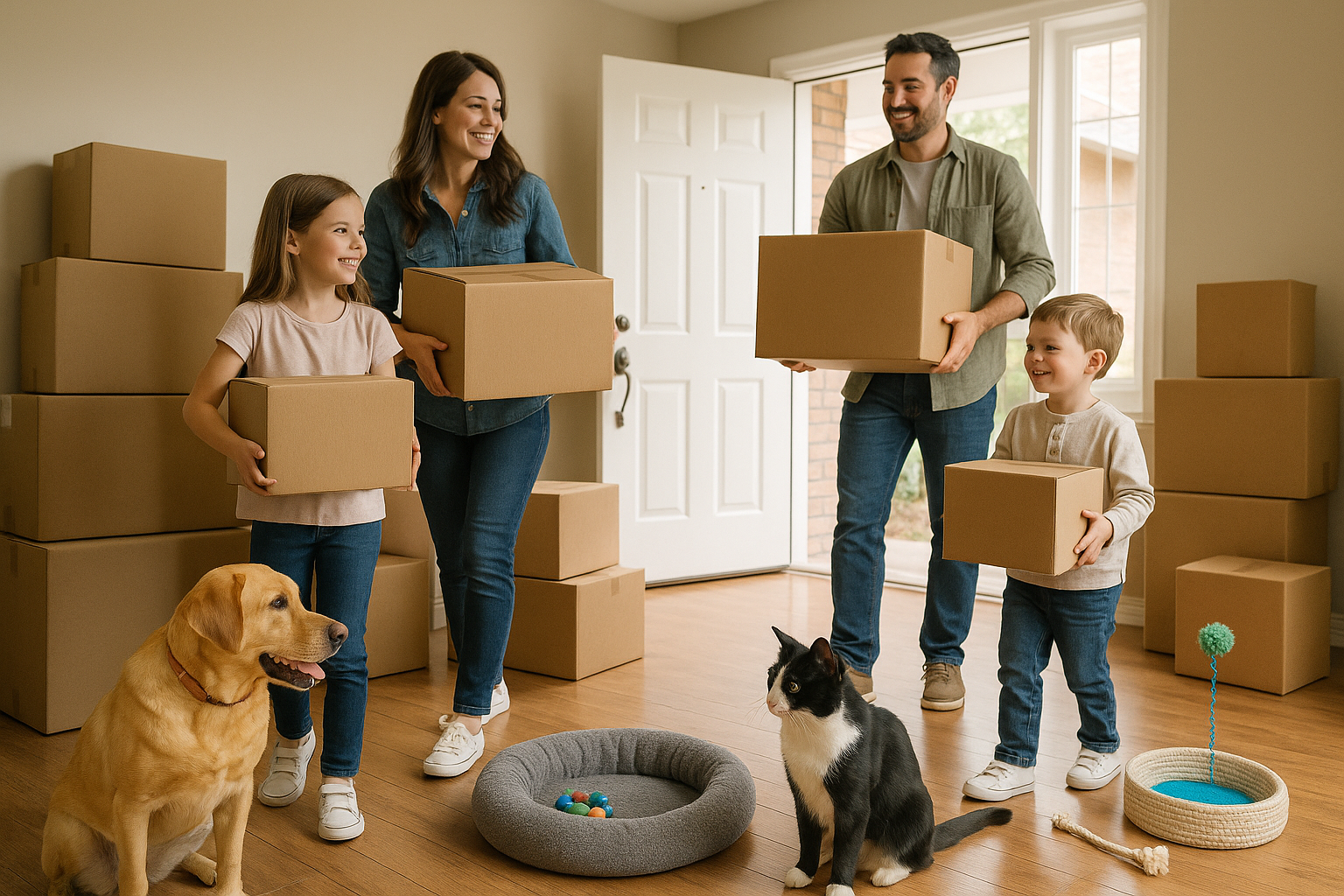 Animali domestici e trasloco: come organizzarsi per un cambiamento sereno con cani, gatti e piccoli pet