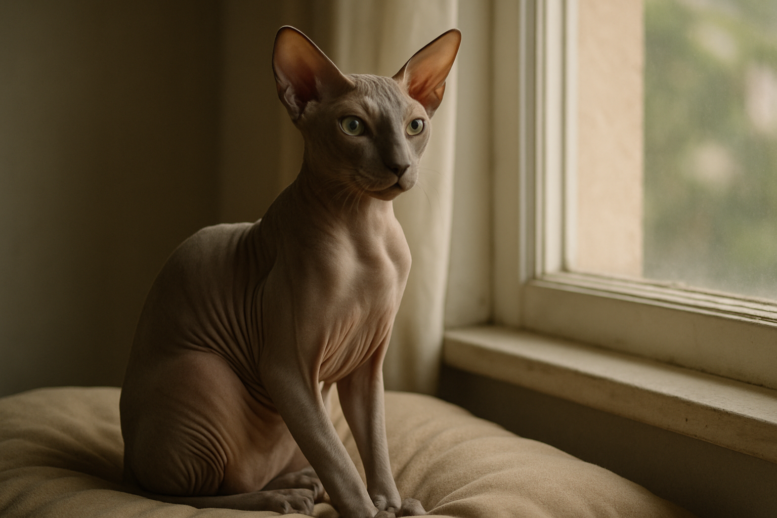 Gatto peterbald: caratteristiche, personalità e curiosità sul felino elegante senza pelo