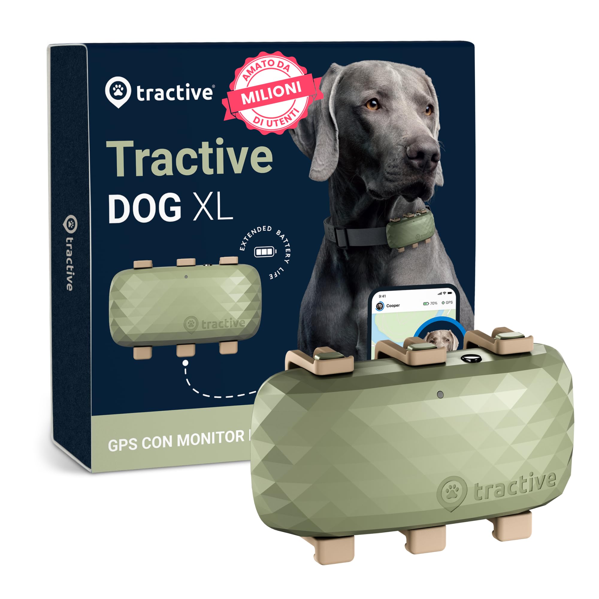 Tractive GPS per cani XL in offerta su Amazon: massimo sconto per la sicurezza del tuo amico a quattro zampe