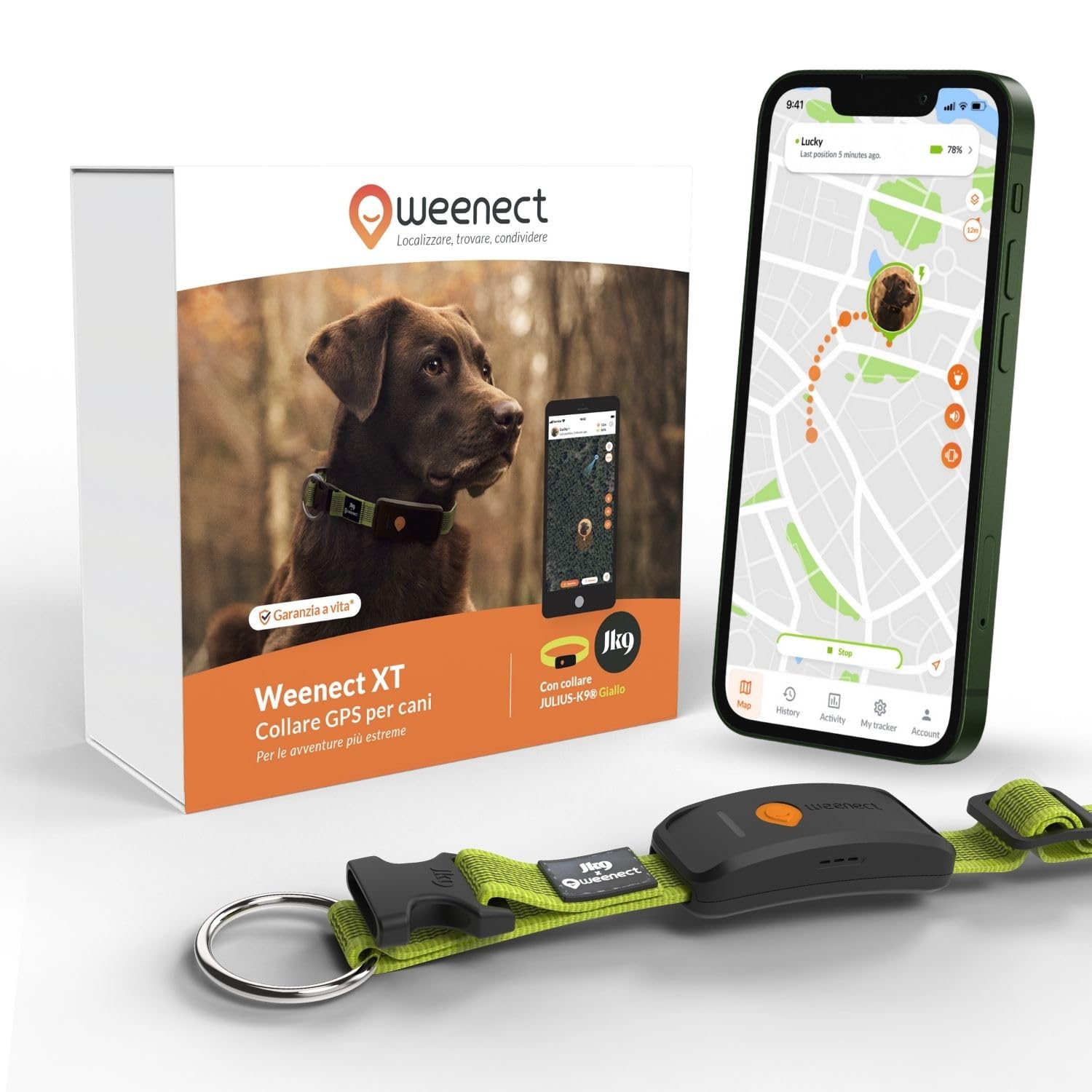 Weenect Dog XT collare GPS Julius-K9 per cani a -30% su Amazon: localizzazione e resistenza al top