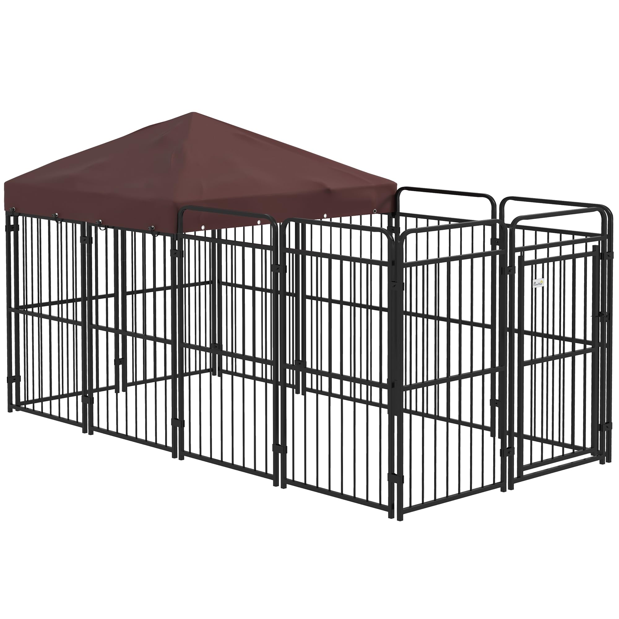 PawHut kennel per cani grandi in metallo con tetto anti-UV in super offerta Amazon: comfort outdoor al 20% di sconto