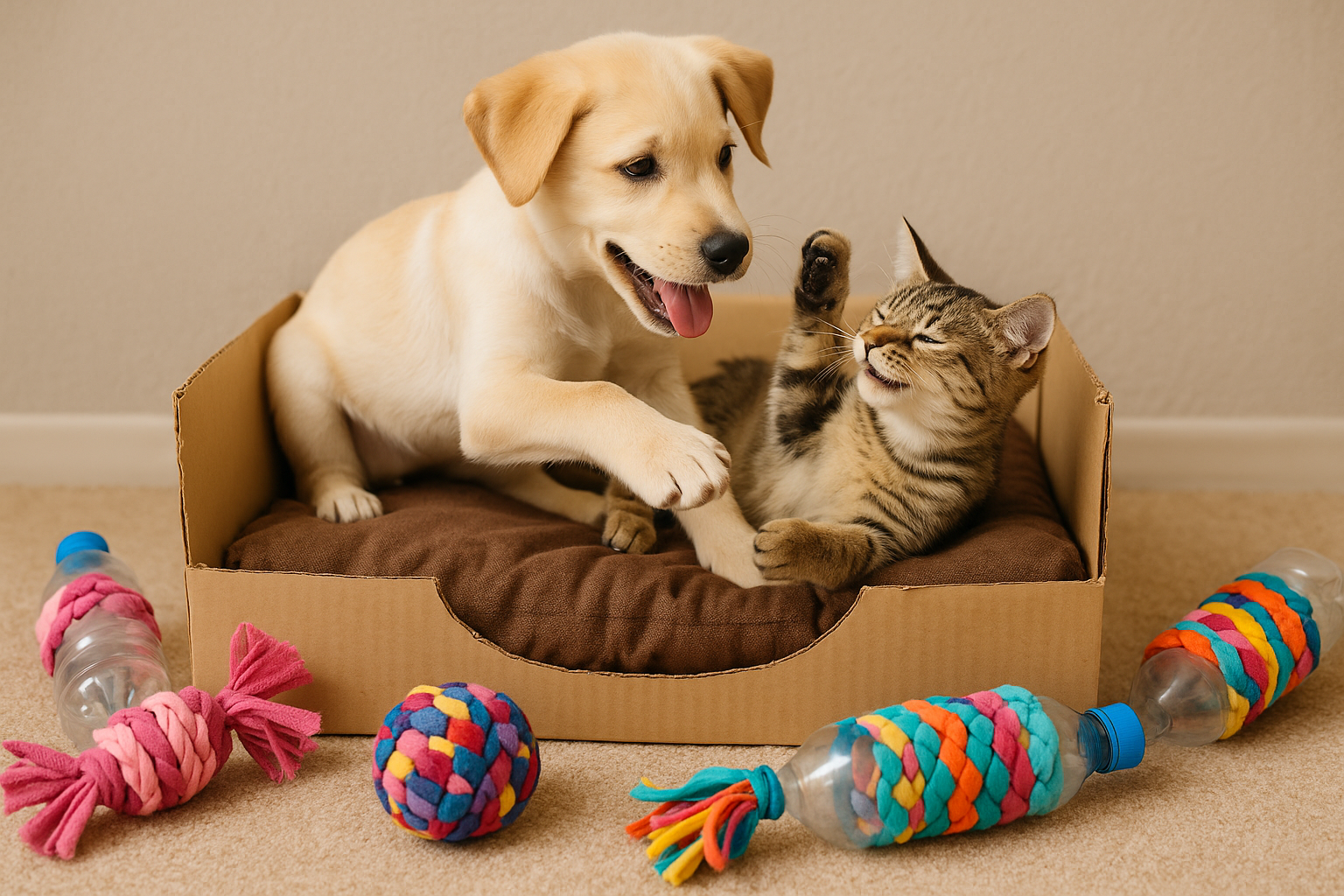 Animali domestici e riciclo creativo: idee per dare nuova vita agli oggetti e creare giochi, cucce o accessori