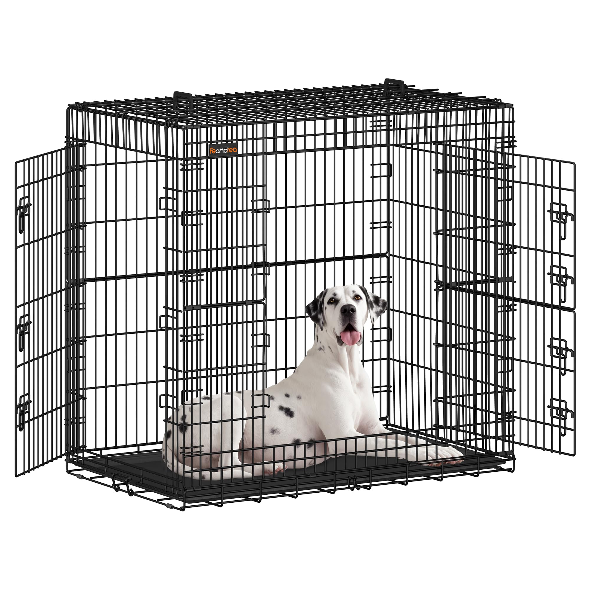Feandrea gabbia per cani XXL a doppia porta: sicurezza ai massimi livelli con il 23% di sconto Amazon
