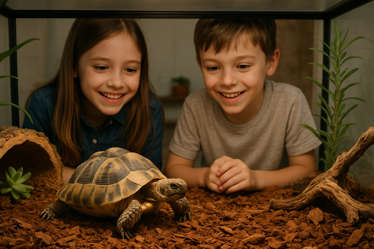 Tartaruga di terra per bambini: pro e contro, cura e sicurezza