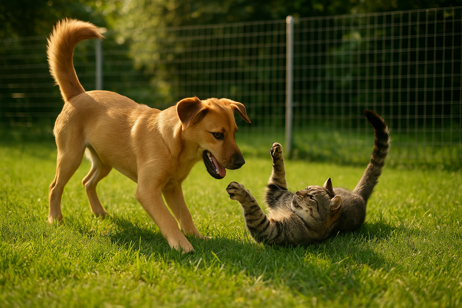 Recinzioni sicure per giardino: come proteggere cani e gatti negli spazi esterni