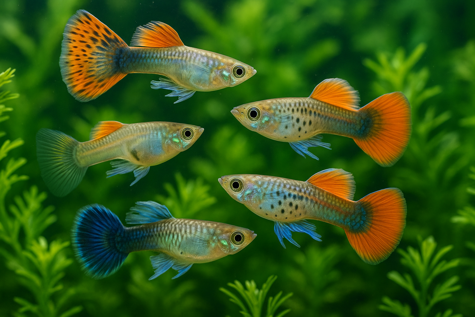 Pesce guppy: come allevare, alimentare e riconoscere la varietà perfetta per il tuo acquario