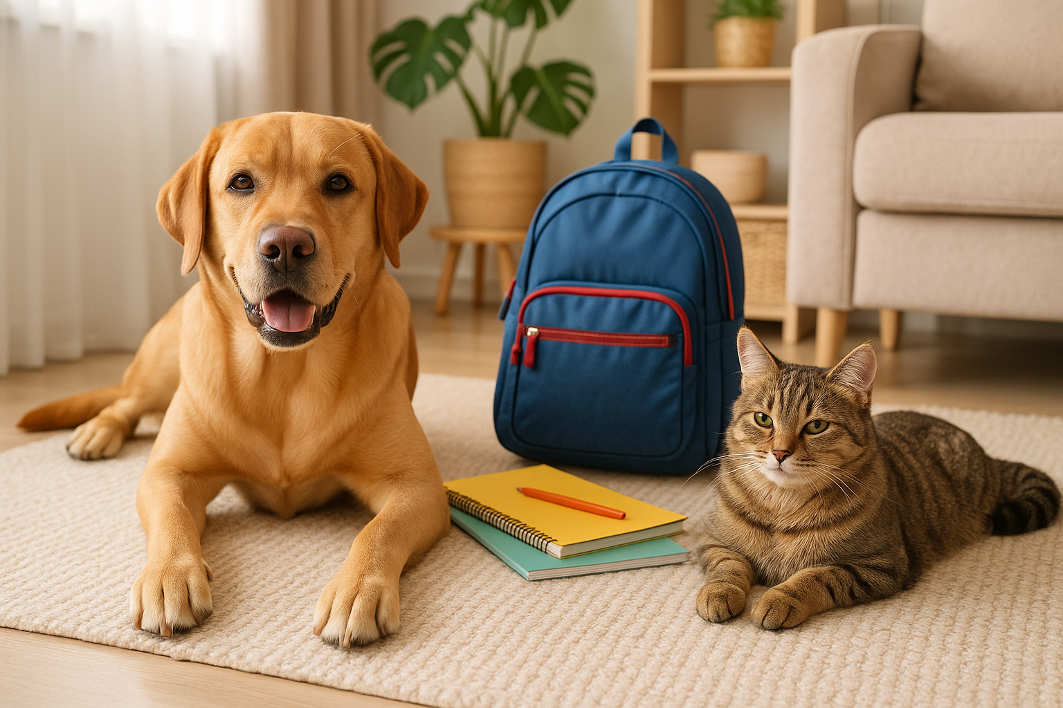 Rientro a scuola e routine per cani e gatti: strategie anti-stress per una transizione serena