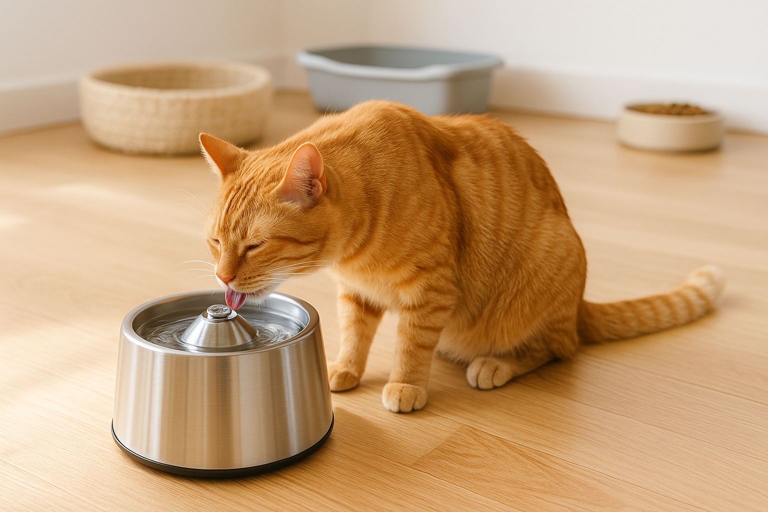 Fontanella per gatti: come scegliere il modello giusto per idratazione, igiene e motivazione al consumo d’acqua