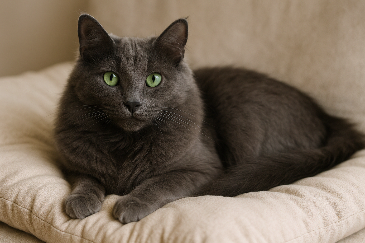 Gatto nebelung: caratteristiche, cura del mantello e consigli per chi desidera un felino elegante