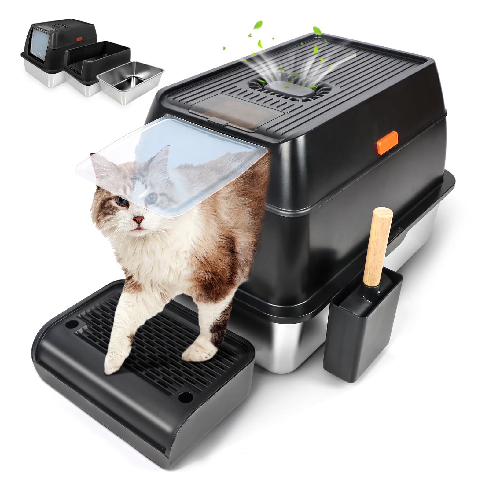 Kalolary lettiera chiusa XXL in acciaio per gatti ora con il 23% di sconto Amazon: pulizia, sicurezza e spazio extra large