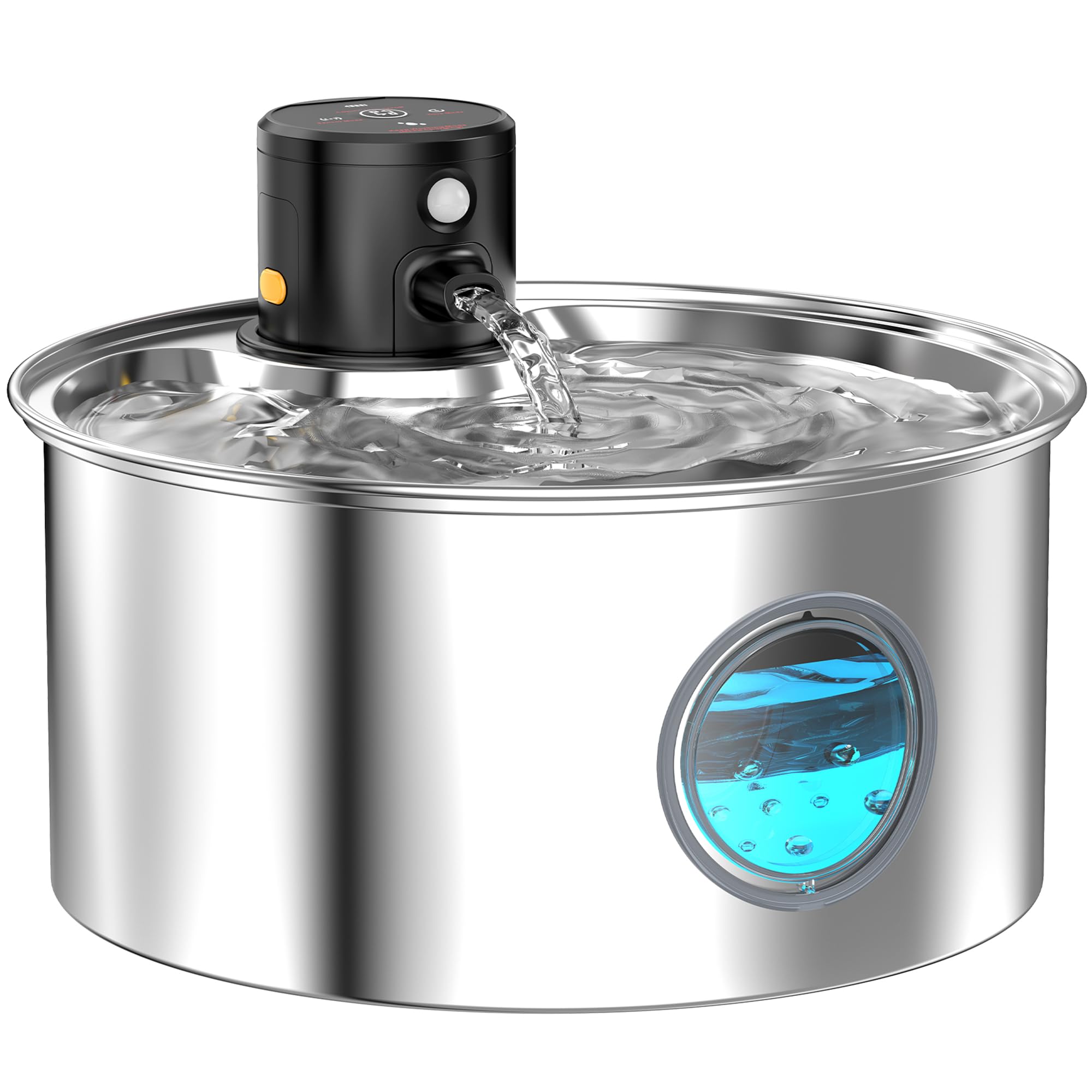 Fontanella per gatti senza fili in acciaio: offerta Amazon -37% per acqua sempre fresca e pulita