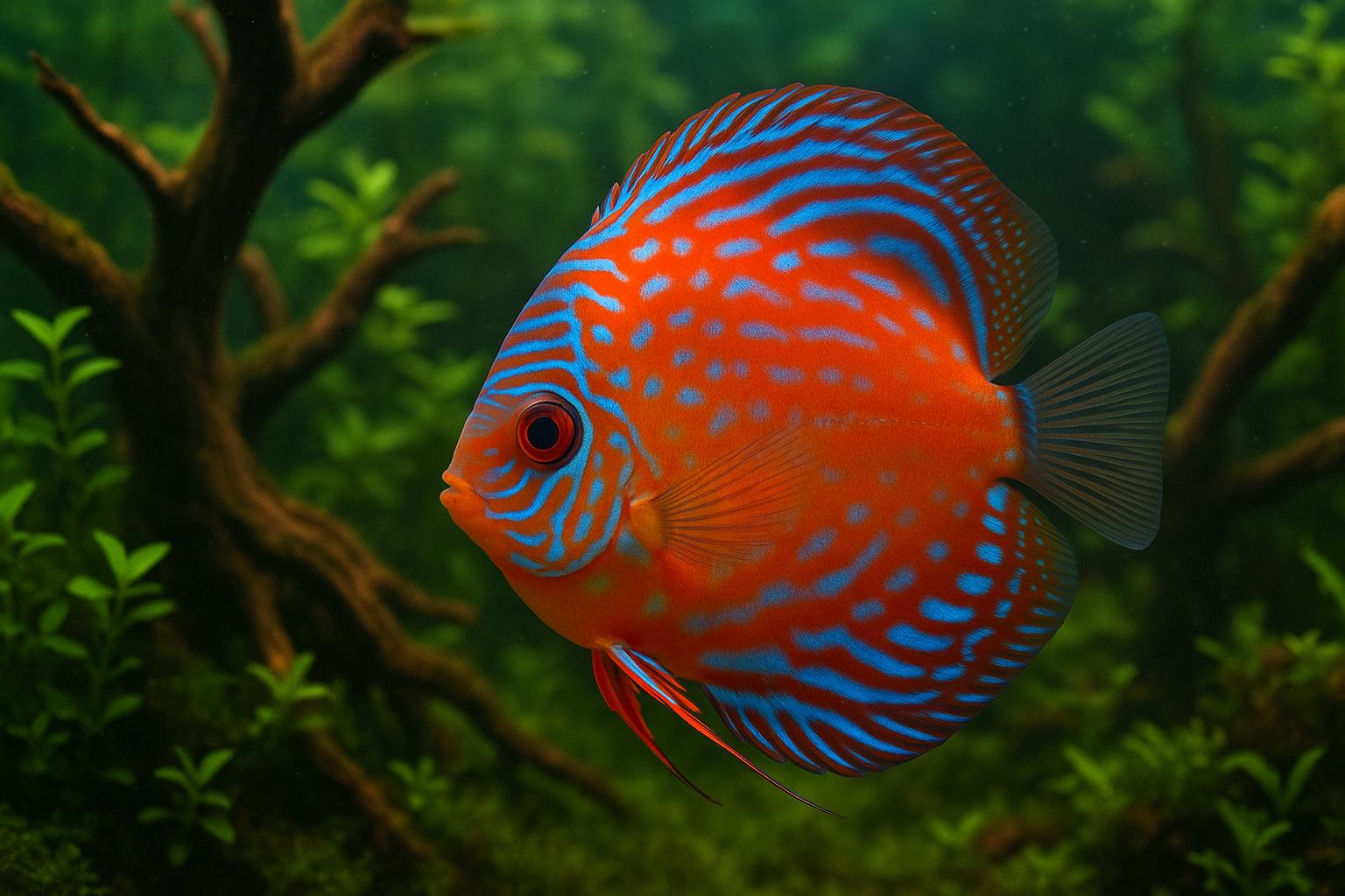 Il pesce discus: eleganza d’acquario, esigenze e gestione quotidiana