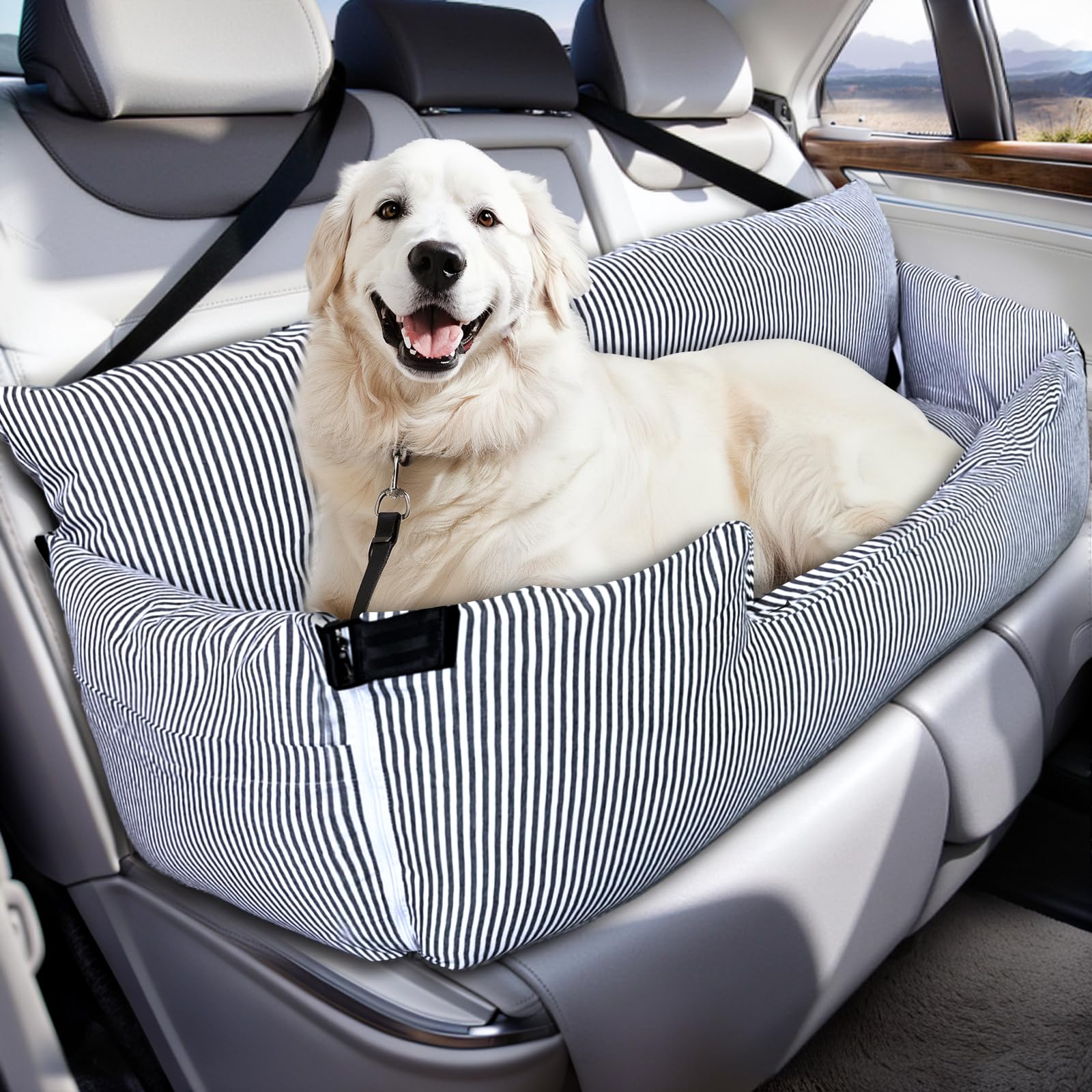 LELEFIDO seggiolino auto per cani grandi: sicurezza e comfort al 20% di sconto su Amazon