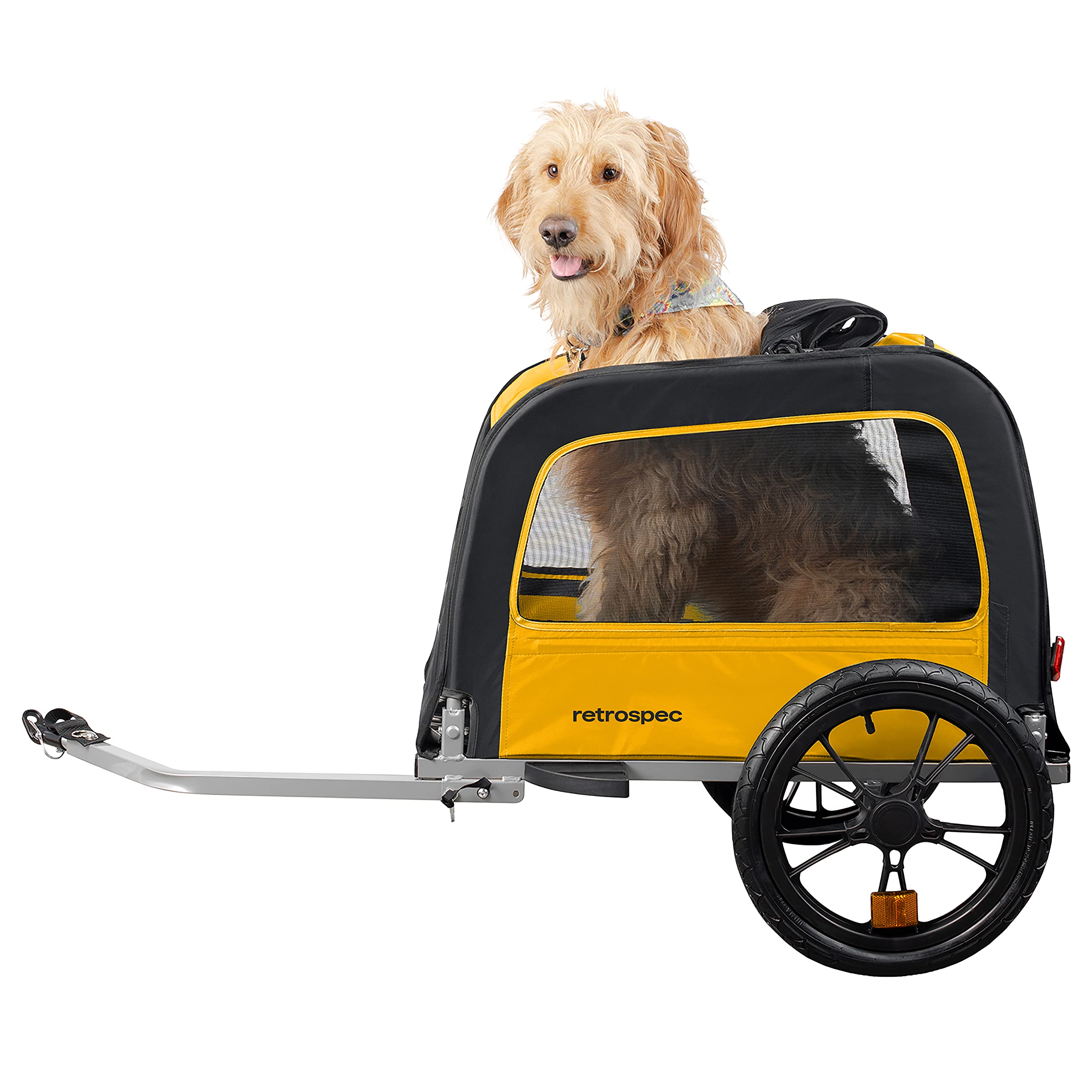 Retrospec Rover Hauler, rimorchio per biciclette per cani di piccola e media taglia: super offerta Amazon del 35%