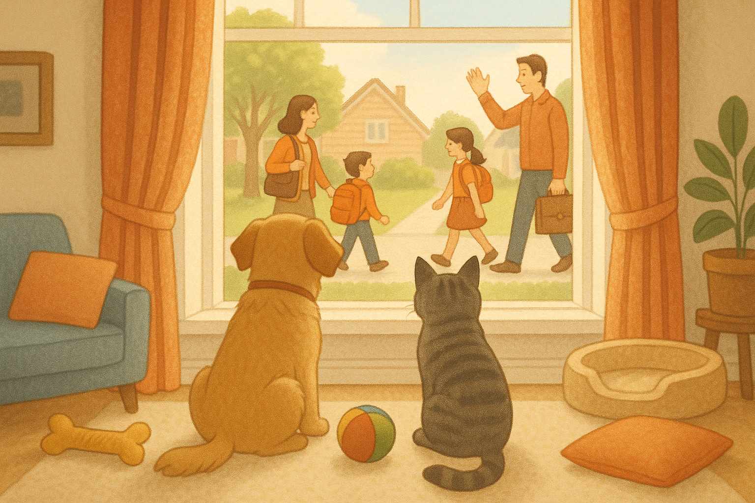 Rientro a scuola e routine familiare: come aiutare cani e gatti ad affrontare il cambiamento senza stress