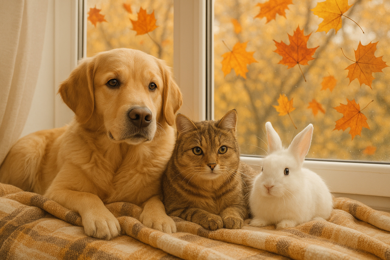 Animali domestici e cambio stagione autunnale: come proteggere cani, gatti e roditori dai primi freddi