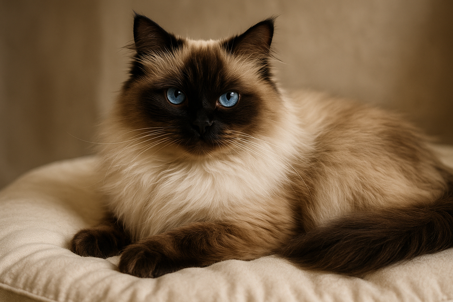 Gatto himalayano: carattere, cura del mantello e salute della razza dal pelo lungo