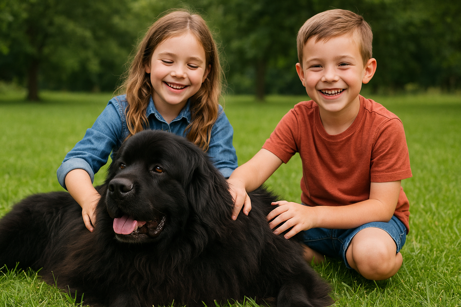 Cane terranova: carattere, cura e gestione del gigante buono della famiglia