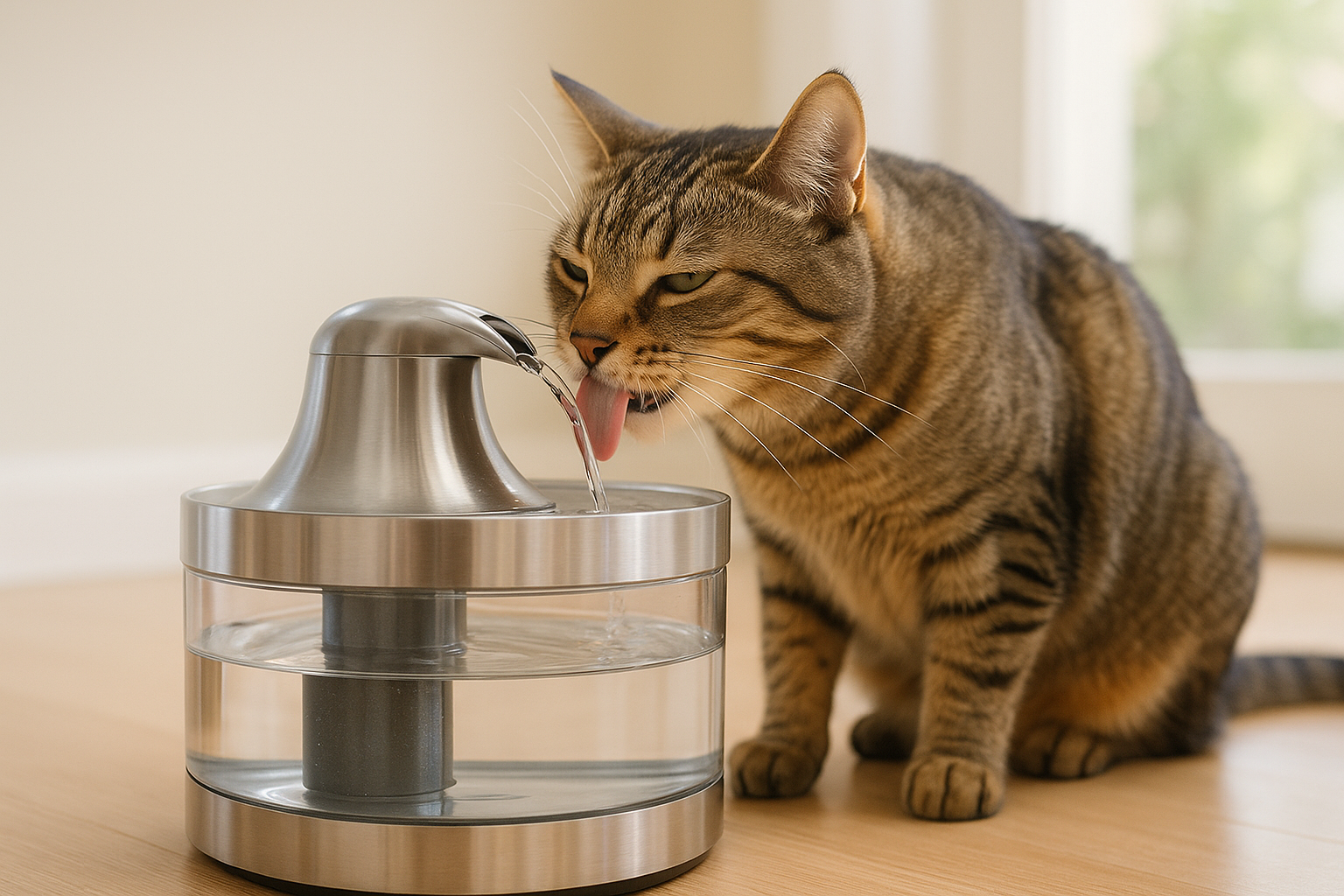 Fontanella per gatti: guida all’acquisto del modello giusto per igiene, idratazione e motivazione al bere