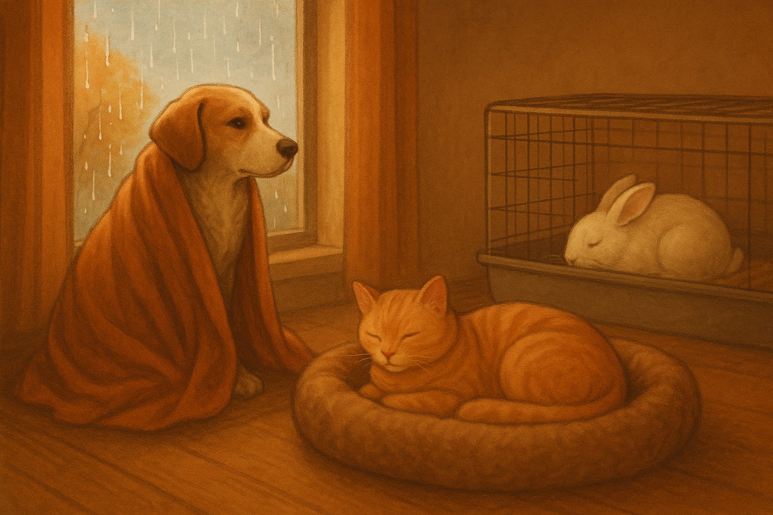 Animali domestici e cambio stagione autunnale: come proteggere cani, gatti e roditori dai primi freddi