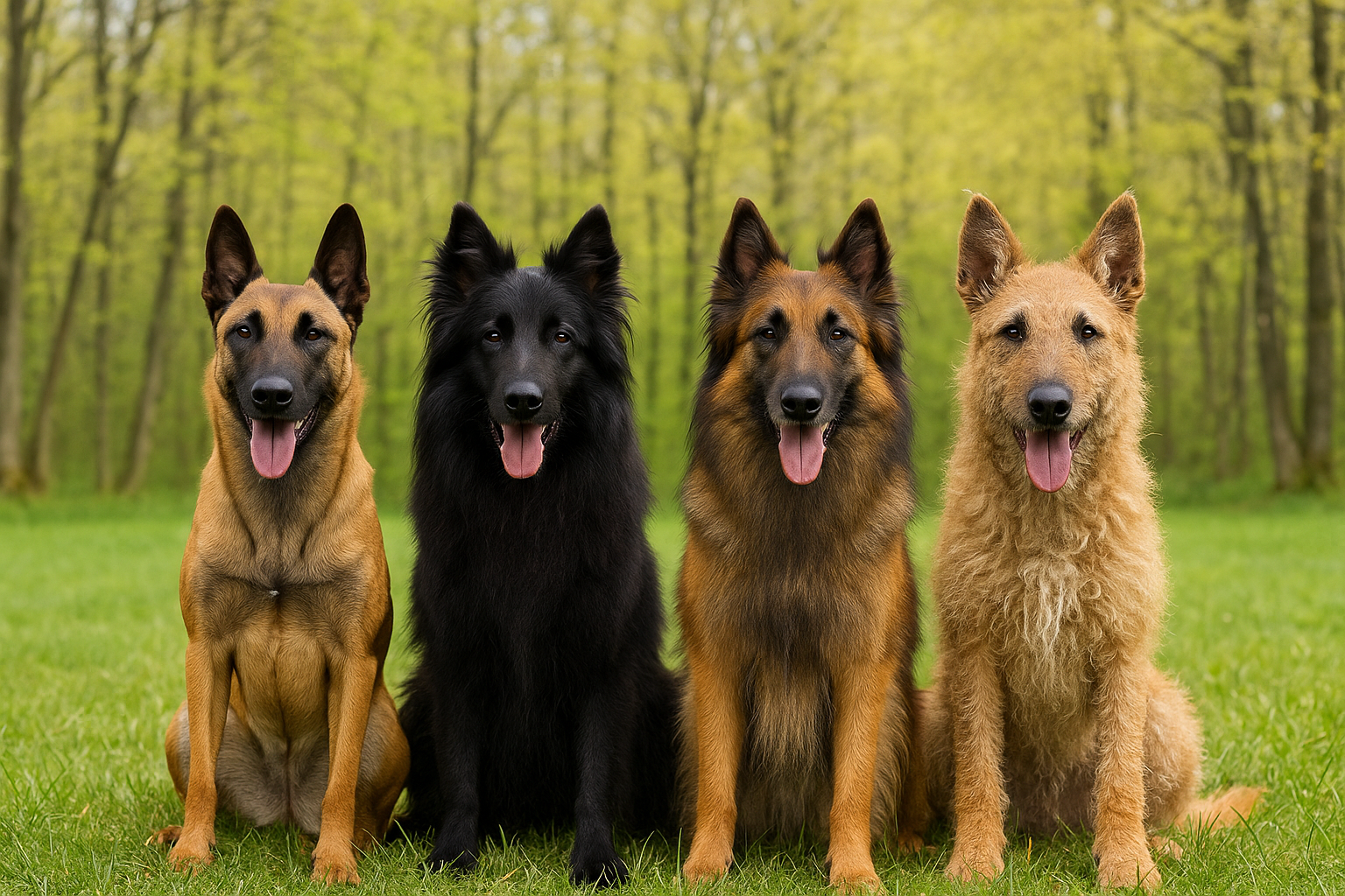 Pastori belga: tutte le varietà, differenze di carattere e consigli per la gestione di cani dinamici