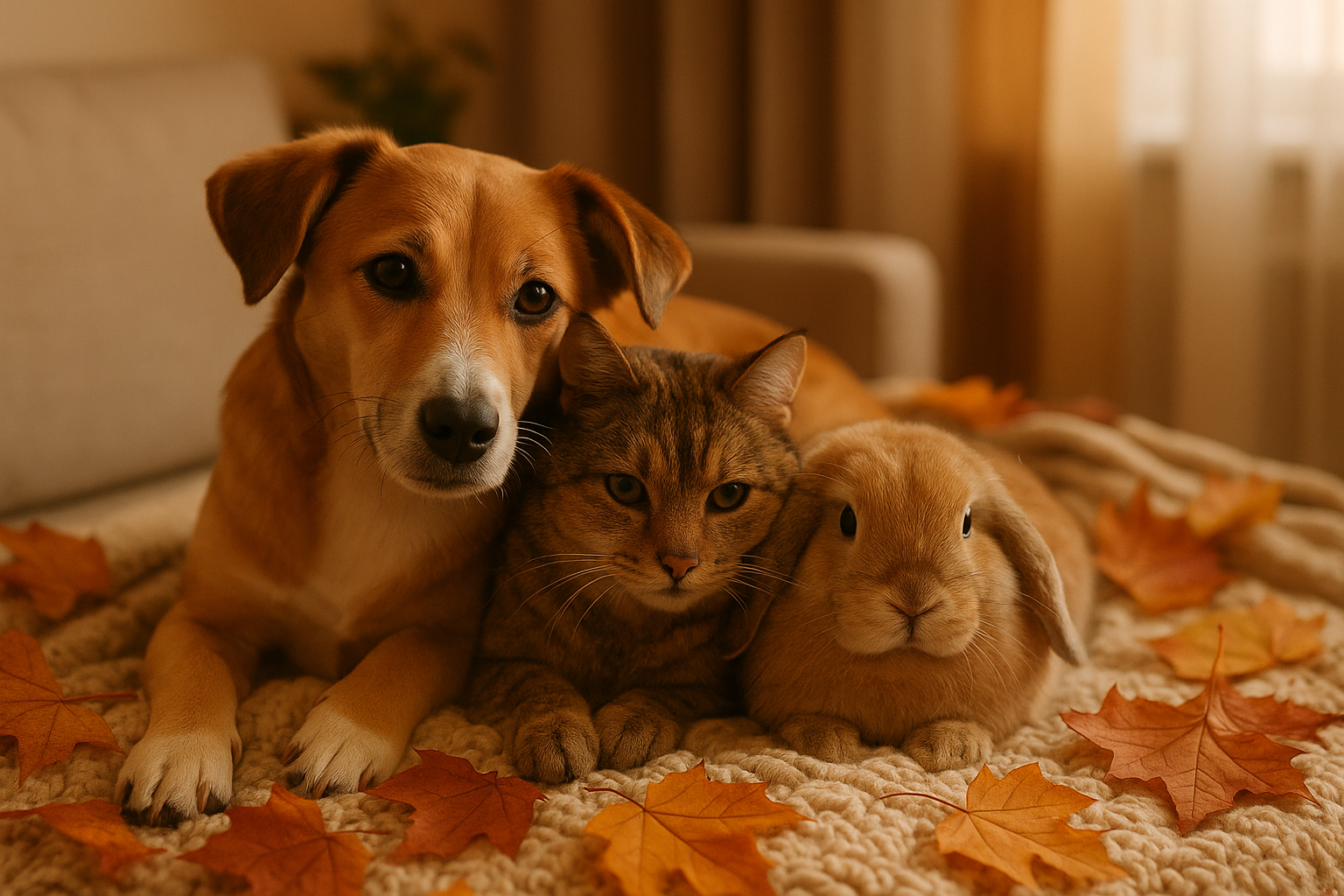 Animali domestici e cambio stagione: come aiutare cani, gatti e piccoli animali in autunno