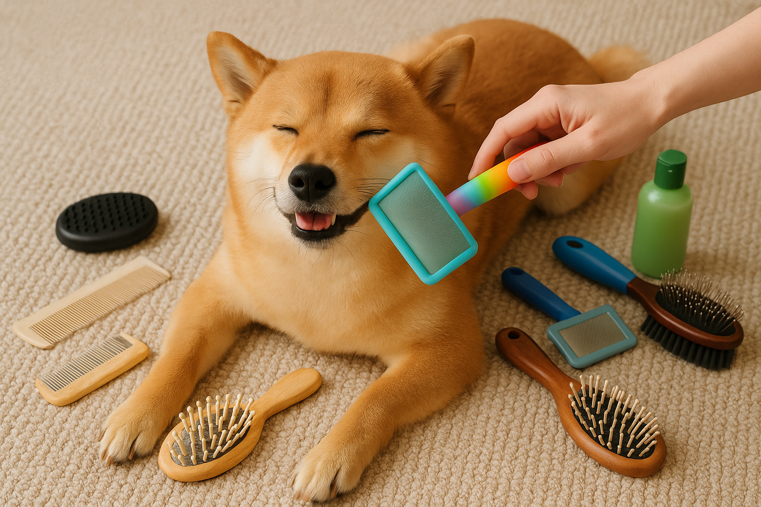 Come scegliere la spazzola perfetta per il pelo del cane: modello, materiali e manutenzione