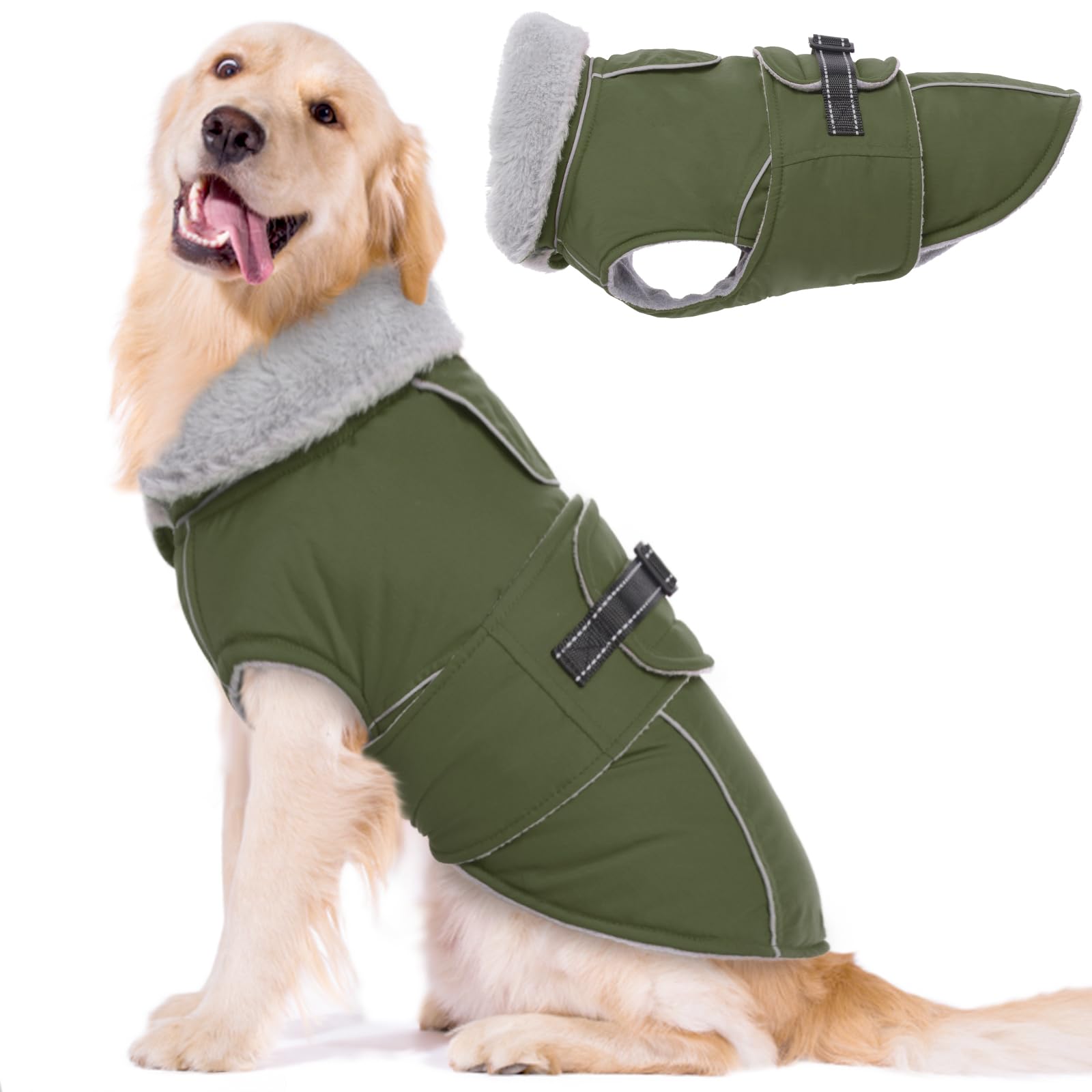 Lelepet cappotto caldo per cani impermeabile in offerta Amazon: comfort imbattibile a meno 20%