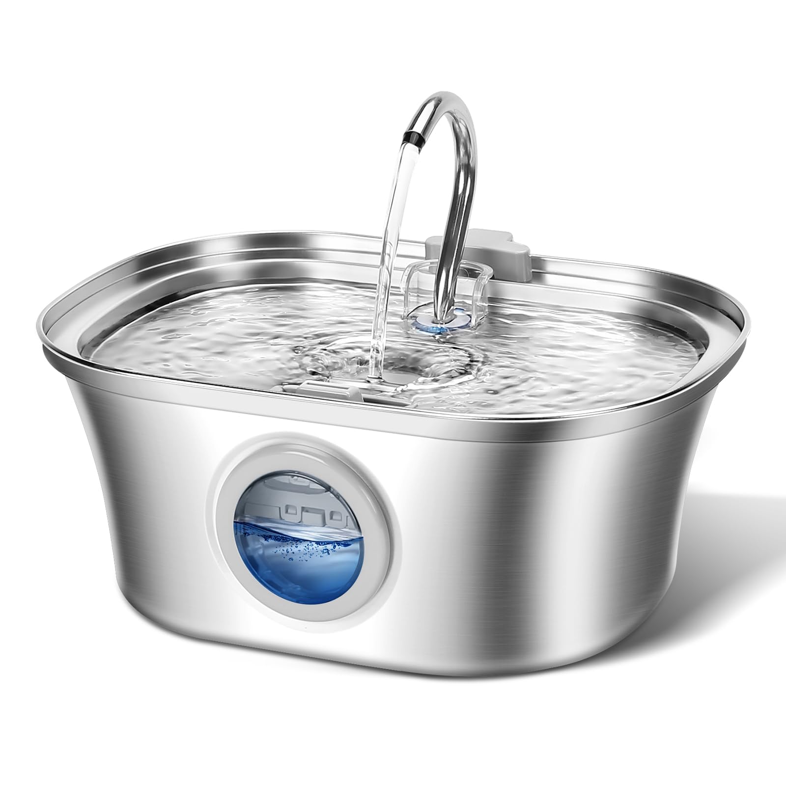 Fontana d’acqua automatica per gatti 3,2L in acciaio inox: oggi -28% su Amazon per idratazione smart e igiene top