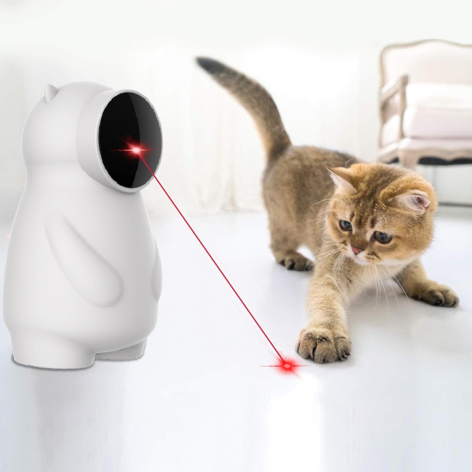 LEMENG giochi per gatti LED automatico a meno 57% su Amazon: divertimento instancabile per il tuo micio