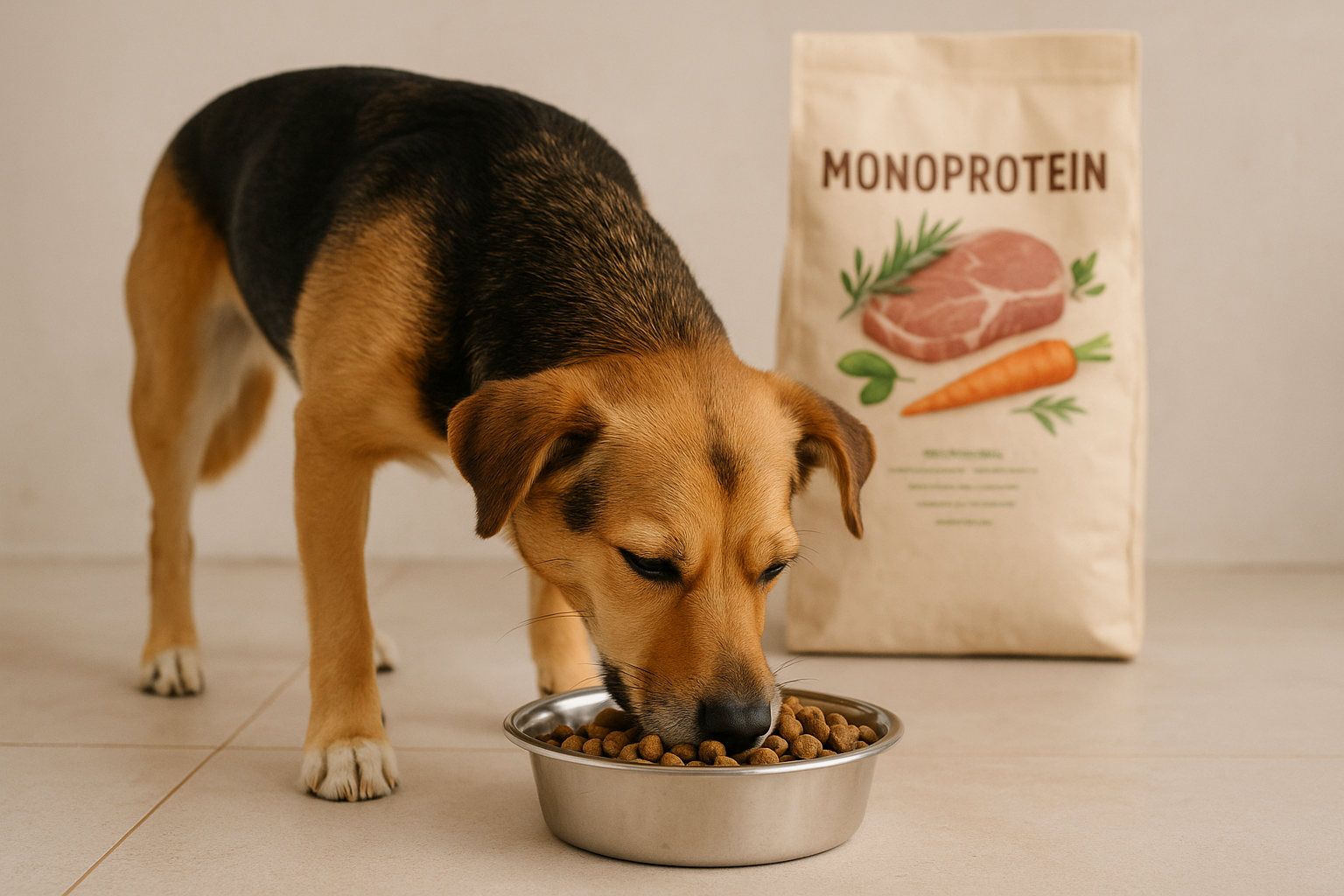 Crocchette monoproteiche per cani: cosa sono e a chi servono davvero