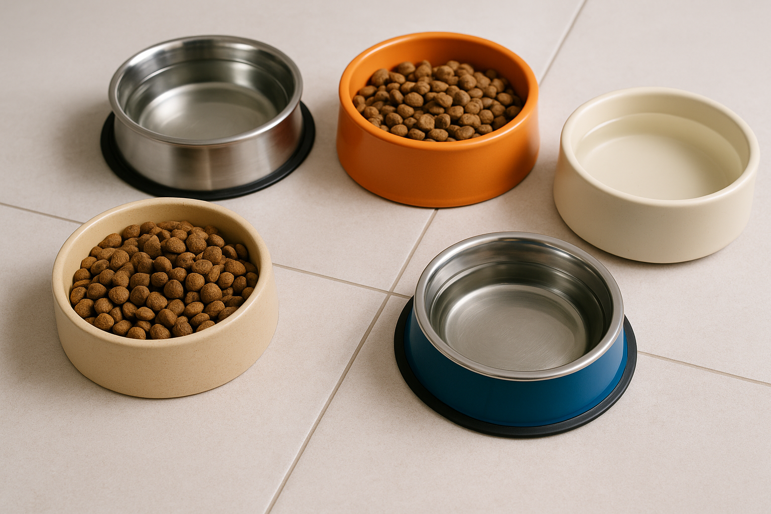 Come scegliere la migliore ciotola per cani e gatti: materiali, forme e gestione igienica