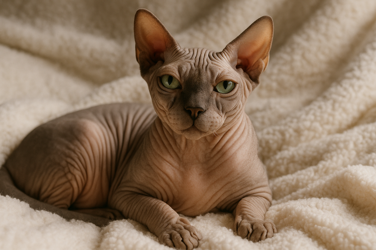 Gatto sphynx: guida completa alla convivenza, cura della pelle e affettuosità del gatto senza pelo