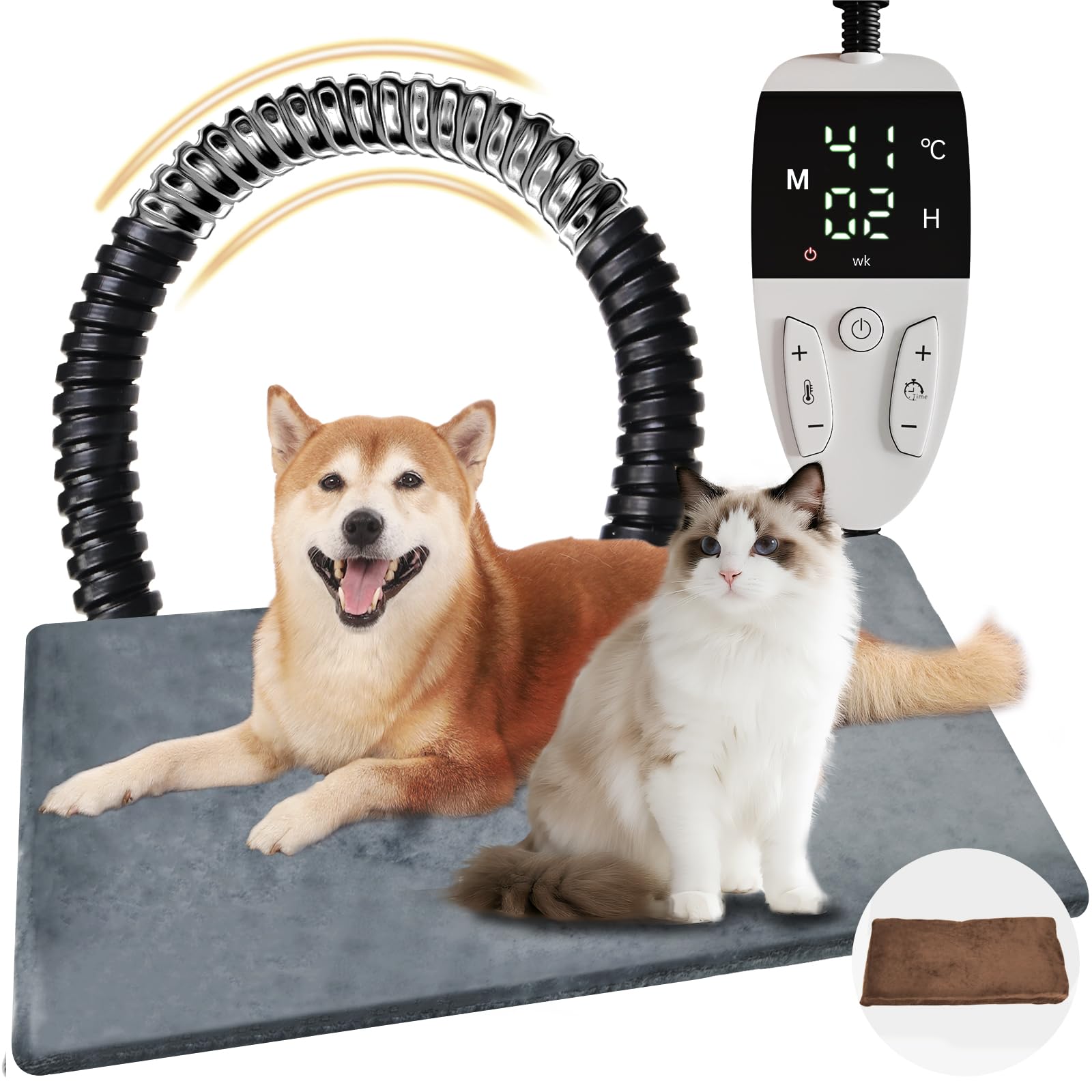 Tappetino riscaldante per gatti e cani 70×45 cm: comfort e sicurezza con il 36% di sconto su Amazon