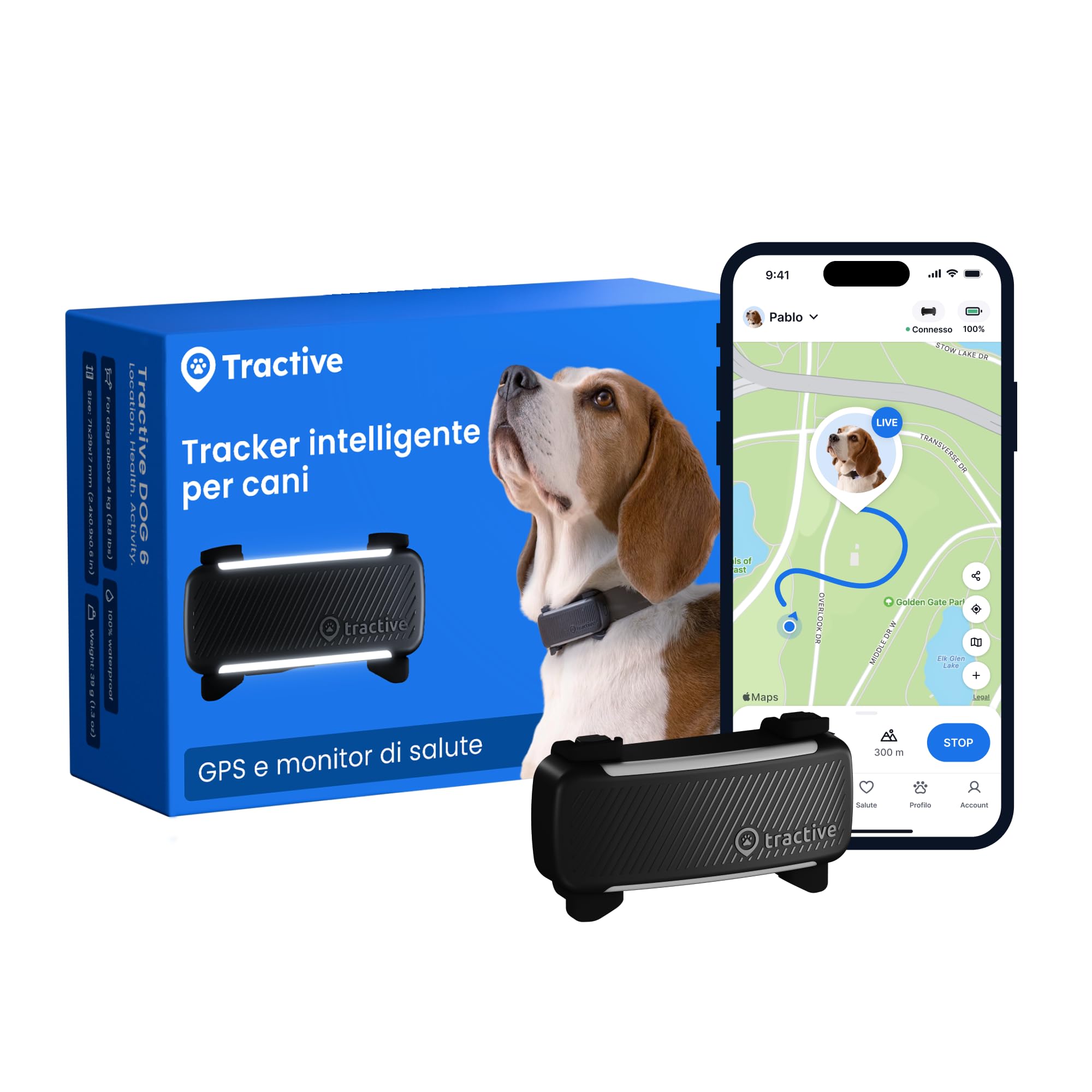 Tractive GPS 2025 per cani: localizzazione, antifuga e abbaio a prezzo minimo Amazon