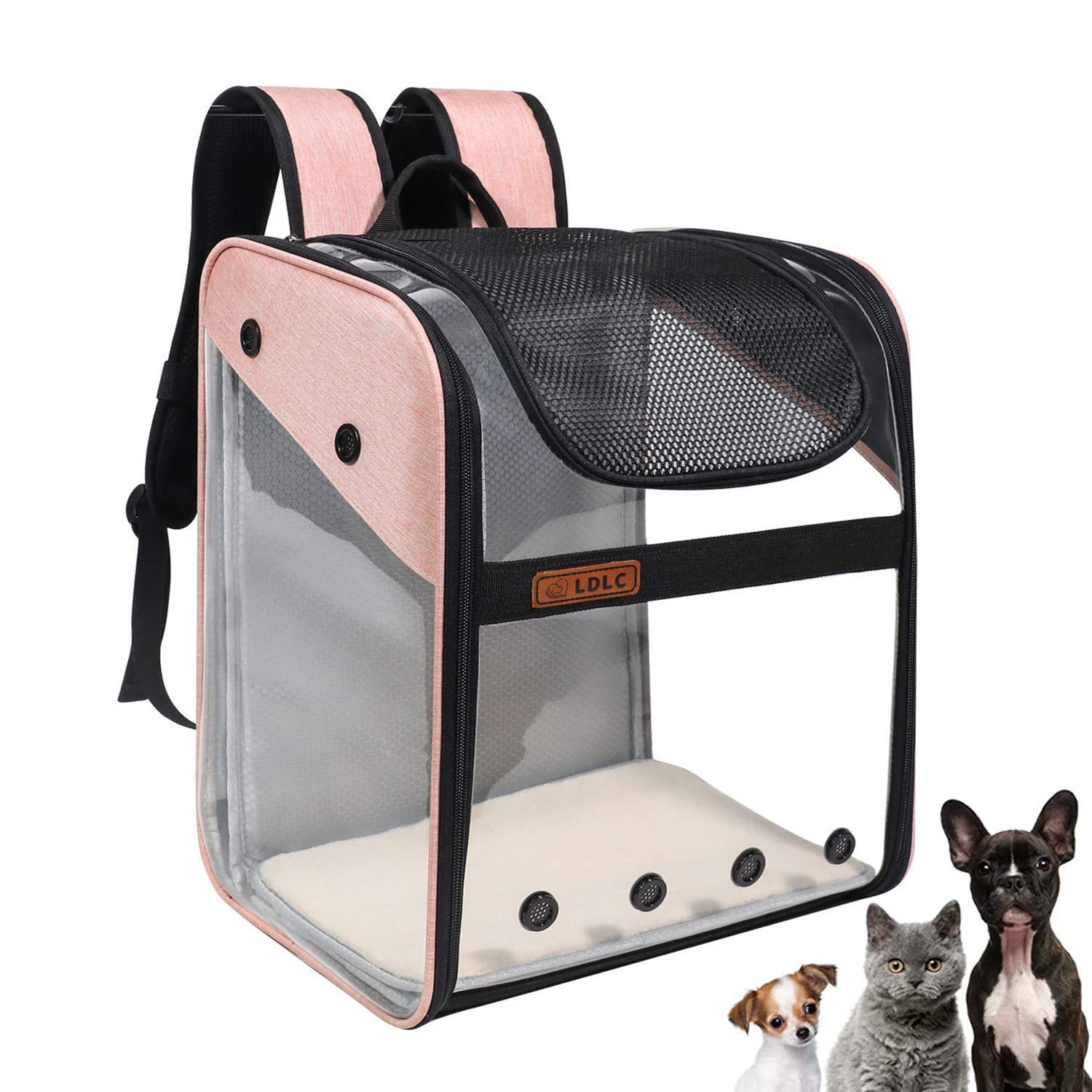 Zaino trasportino per animali domestici rosa: offerta Amazon al 20% per cani e gatti