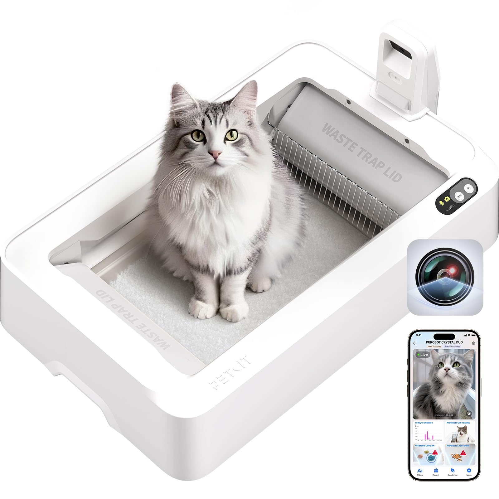 PETKIT PUROBOT CRYSTAL DUO: la lettiera autopulente smart più avanzata ora su Amazon