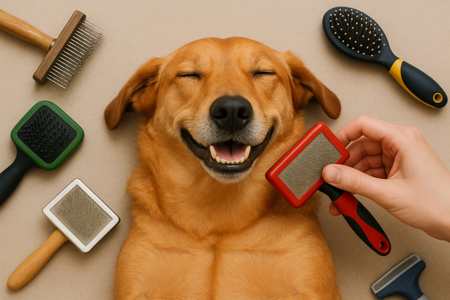 Come scegliere e utilizzare la spazzola giusta per il pelo del cane