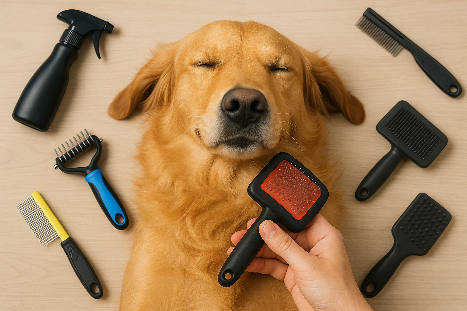 Come scegliere la spazzola giusta per il pelo del cane: tipologie, materiali e manutenzione