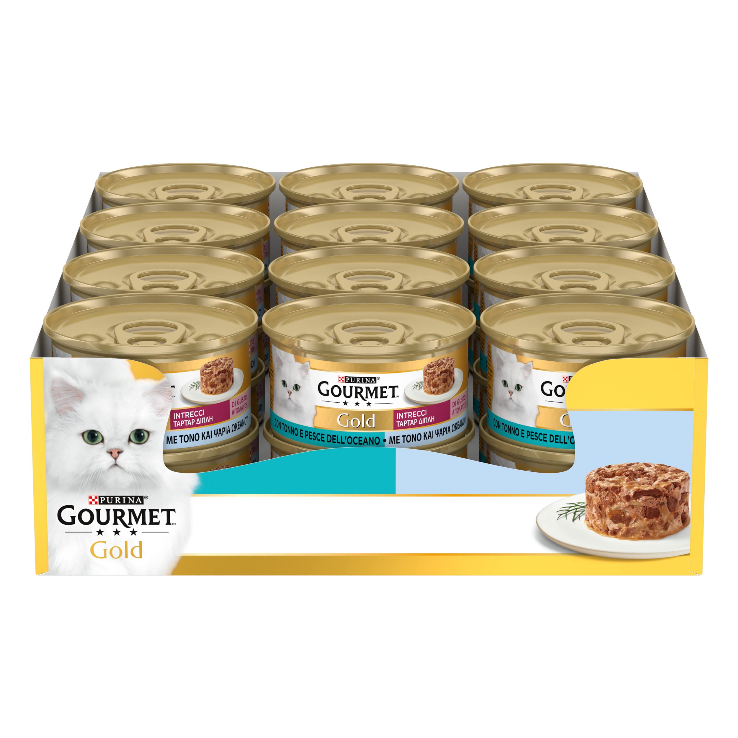 GOURMET Gold intrecci di gusto per gatti in offerta Amazon: maxi convenienza al 45% di sconto