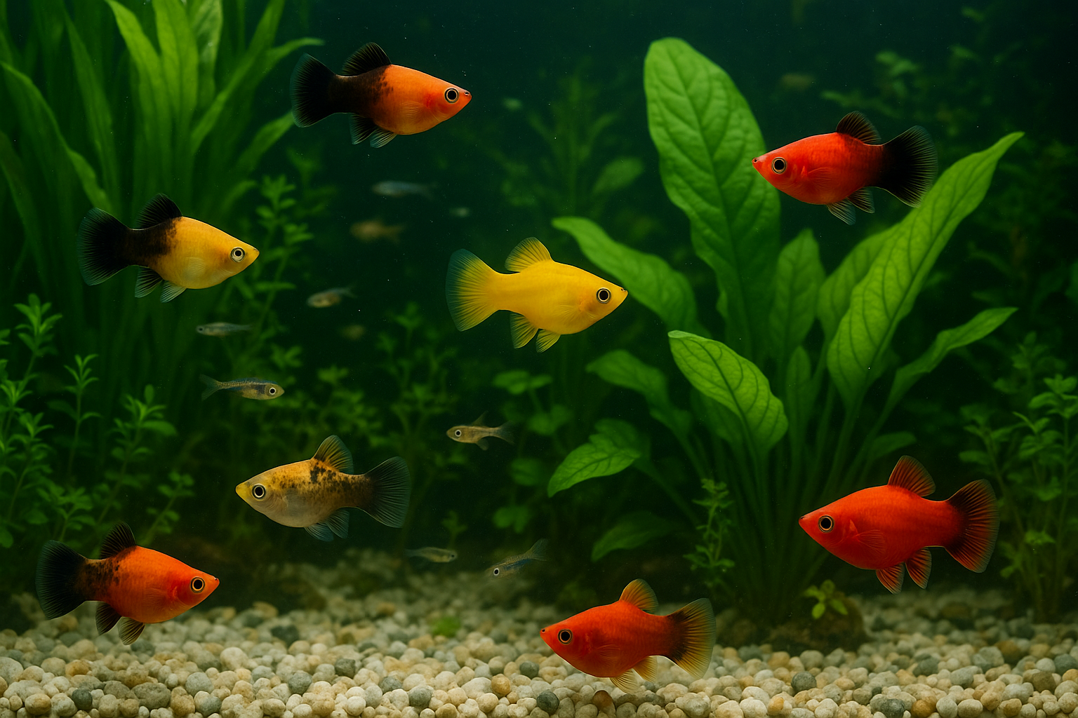 Pesce platy: gestione dell’acquario, alimentazione e convivenza